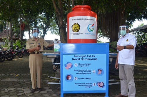 500 Face Shield Dialokasikan untuk Puskesmas di Blora