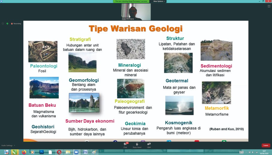 BDTBT kembali Berhasil Gelar Webinar “Taman Bumi Ranah Minang”