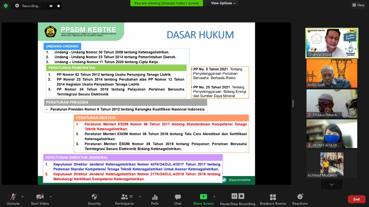 BERMINAT MENJADI ASESOR KETENAGALISTRIKAN? CEK INFONYA DI PPSDM KEBTKE