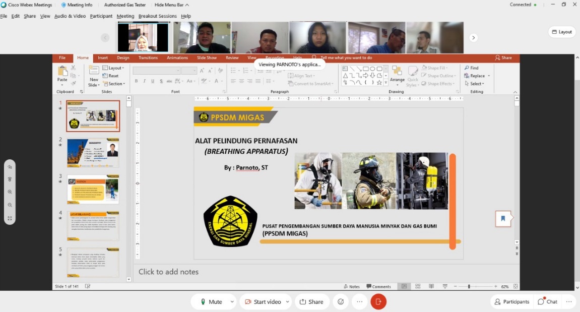 Chevron Latih Pendeteksian Gas Dini di PPSDM Migas