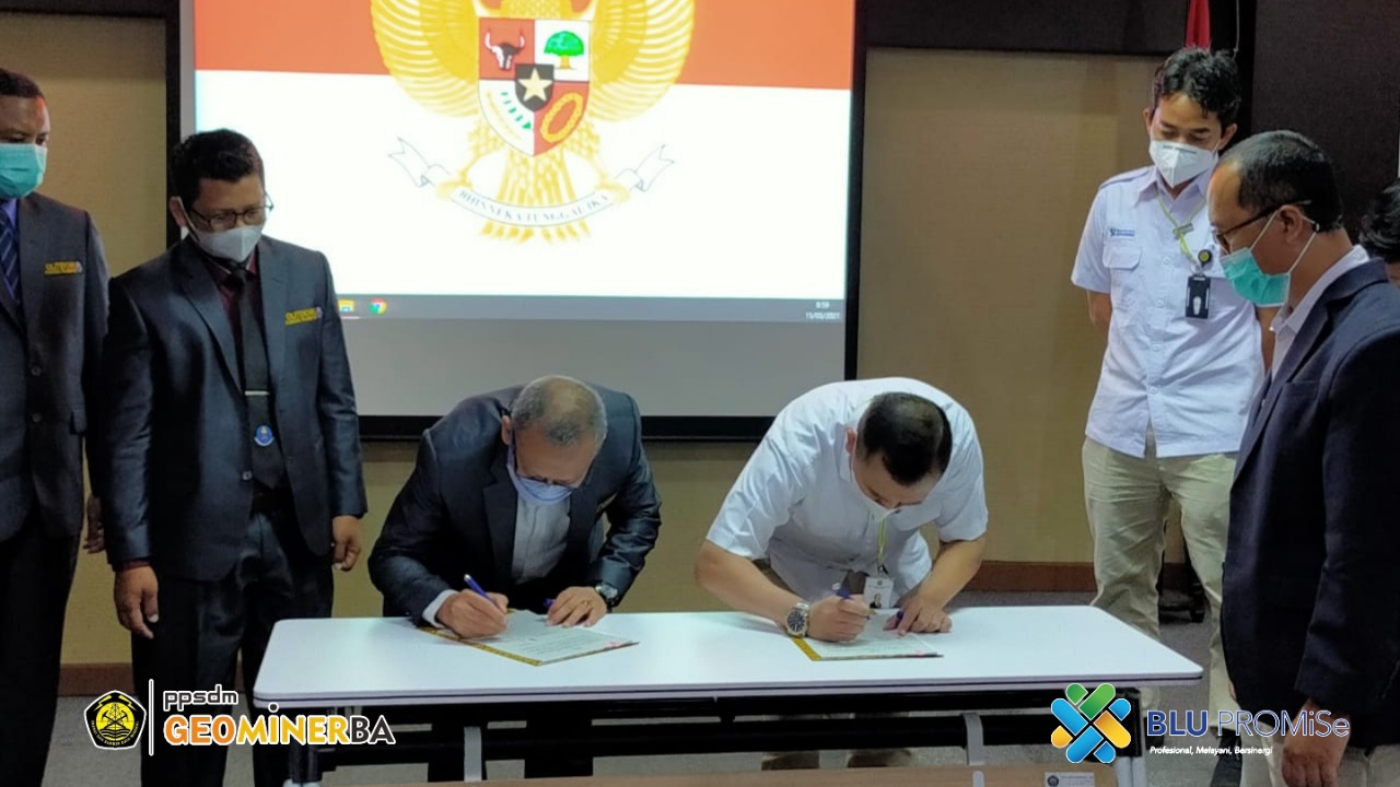 Ciptakan Tenaga Siap Kerja, PPSDM Geominerba dan Akamigas Palembang Jalin Kerja Sama