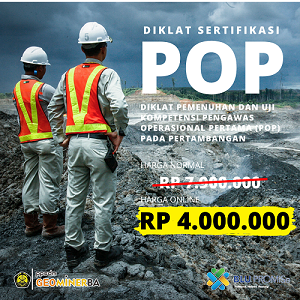 Diklat Online, PPSDM Geominerba Diskon 50%