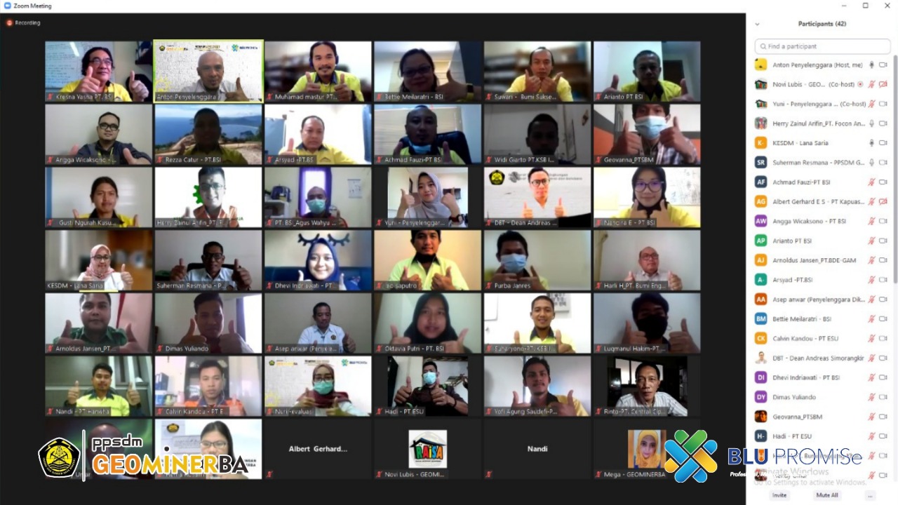 Gelaran Diklat Implementasi SMKP Angkatan VI