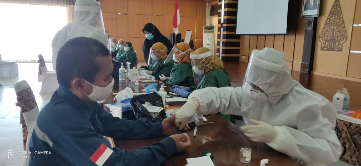 MENYAMBUT NEW NORMAL, PPSDM MIGAS LAKUKAN RAPID TEST UNTUK SELURUH PEGAWAI PPSDM MIGAS