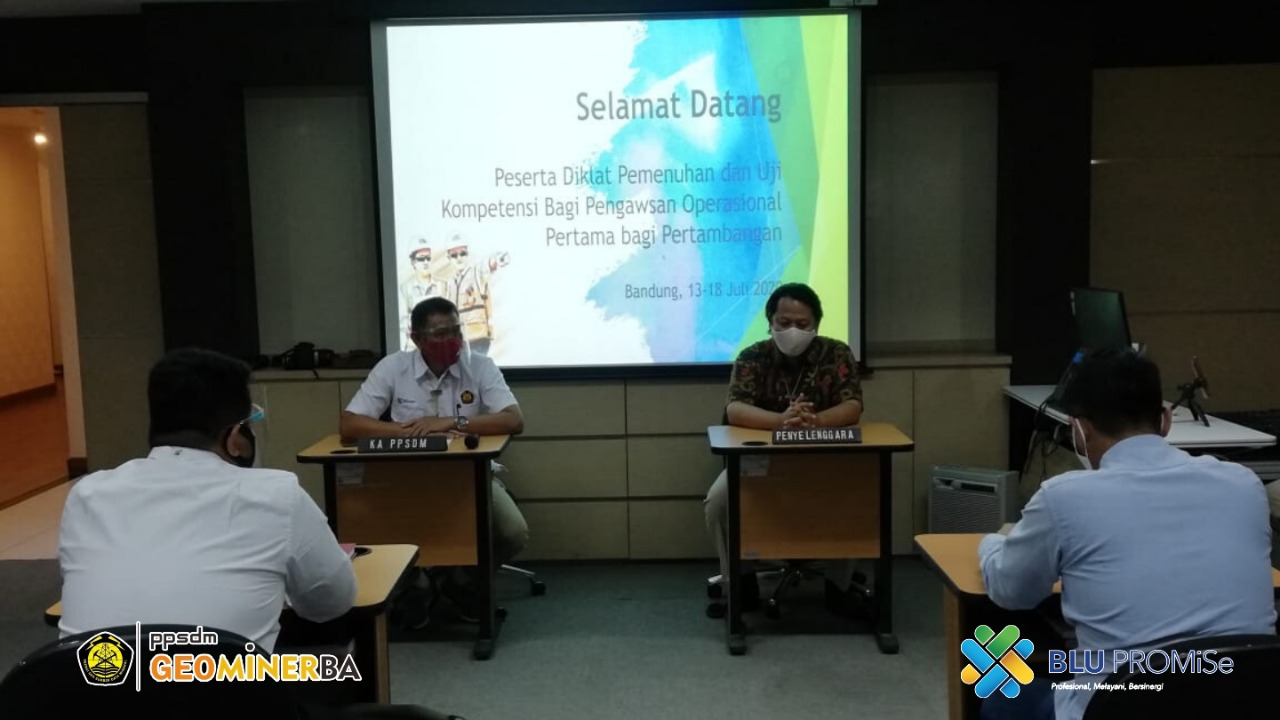 New Normal, PPSDM Geominerba Gelar Diklat dan Uji Kompetensi POP Perdana
