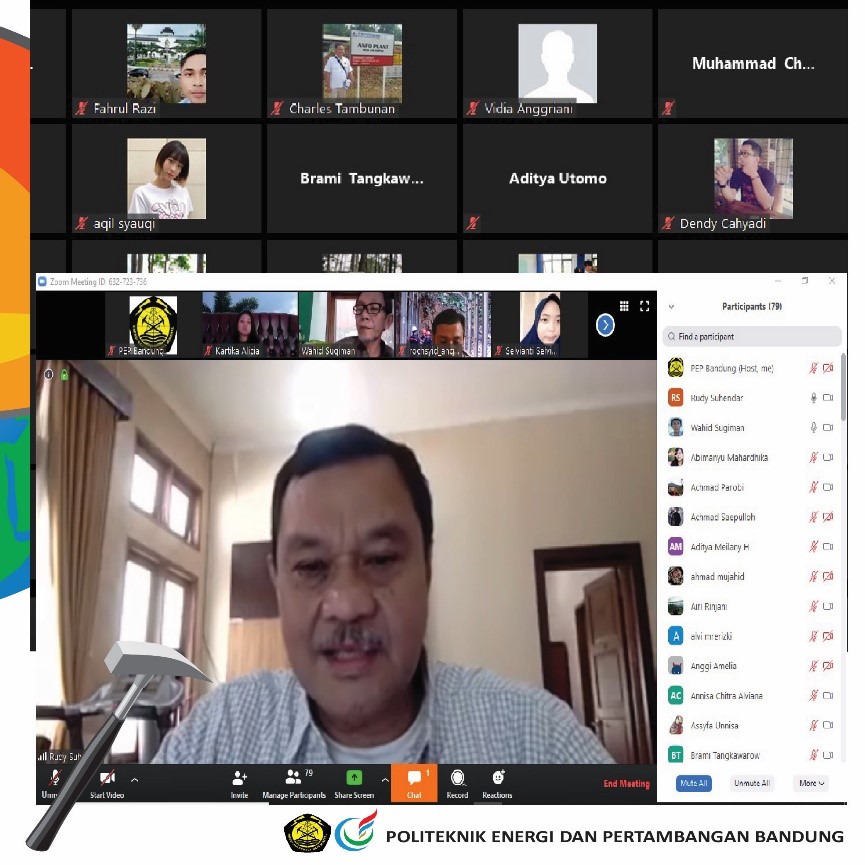 ONE DAY WITH EXPERT POLITEKNIK ENERGI DAN PERTAMBANGAN BANDUNG BERSAMA KEPALA BADAN GEOLOGI KESDM – PERAN GEOLOGI DALAM INDUSTRI PERTAMBANGAN