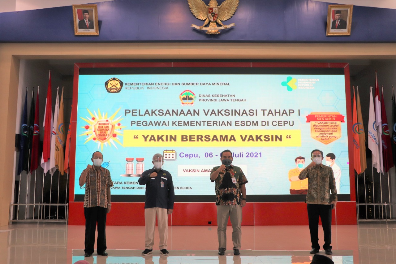 Pelaksanaan Vaksin untuk 1100 Pegawai PPSDM Migas dan PEM Akamigas