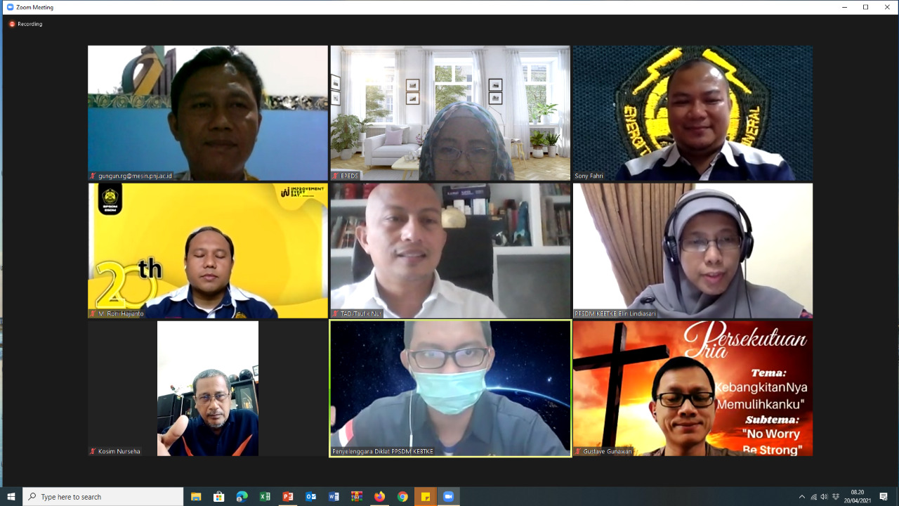 PELATIHAN PEMANFATAAN PANAS BUMI PADA TEMPERATUR MENENGAH DAN RENDAH BERSAMA PPSDM KEBTKE