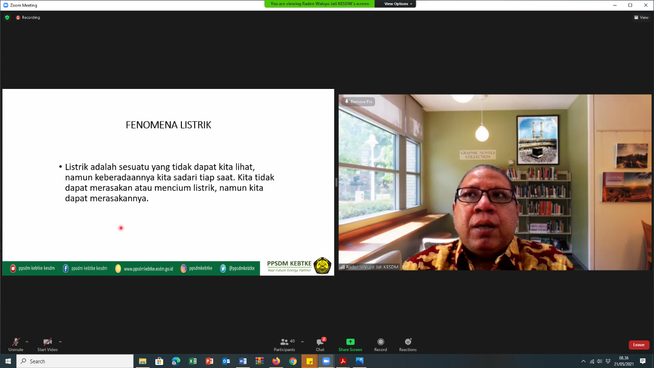 PELATIHAN SISTEM PROTEKSI INSTALASI PEMANFAATAN TENAGA LISTRIK TEGANGAN RENDAH DI PPSDM KEBTKE 