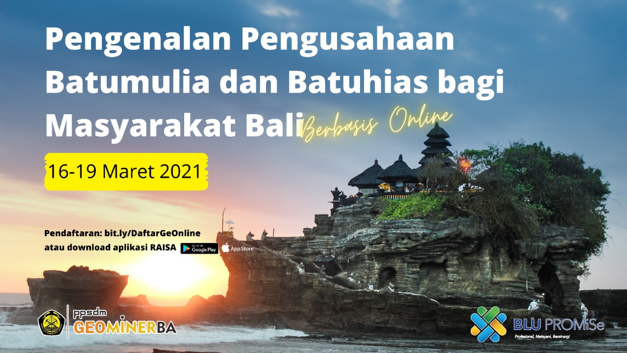 PPSDM Geominerba Ajak Masyarakat Bali Mahir Kelola Batu Mulia dan Batu Hias