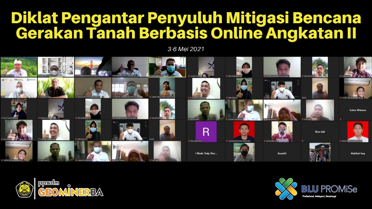 PPSDM Geominerba Berikan Masyarakat Diklat Mitigasi Bencana Gerakan Tanah, Gratis!