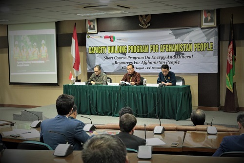 PPSDM Geominerba Gelar Gelombang Terakhir Capacity Building untuk Afghanistan