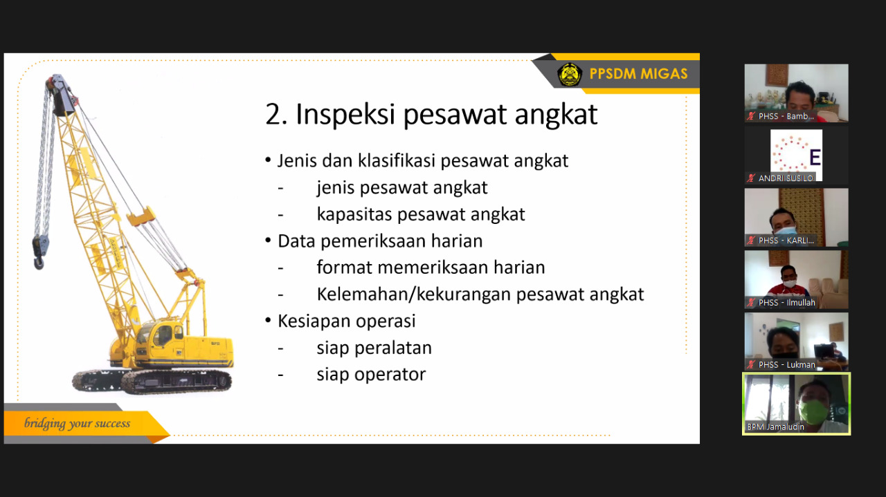 PPSDM Migas Latih Operator Kran Mobil untuk Pekerja Pertamina Hulu Sanga Sanga