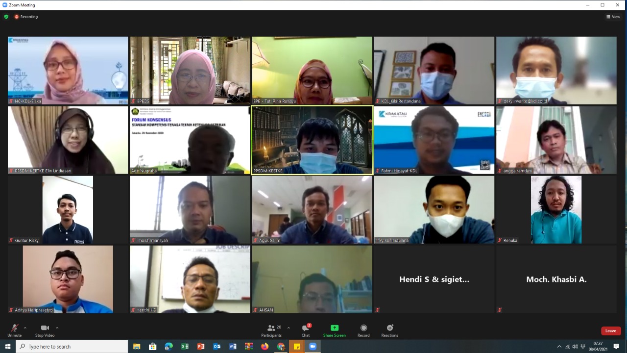 PT KDL SIAP TERJUN KE PROJEK KEMBANGKAN KOMPETENSI SDM MELALUI PPSDM KEBTKE