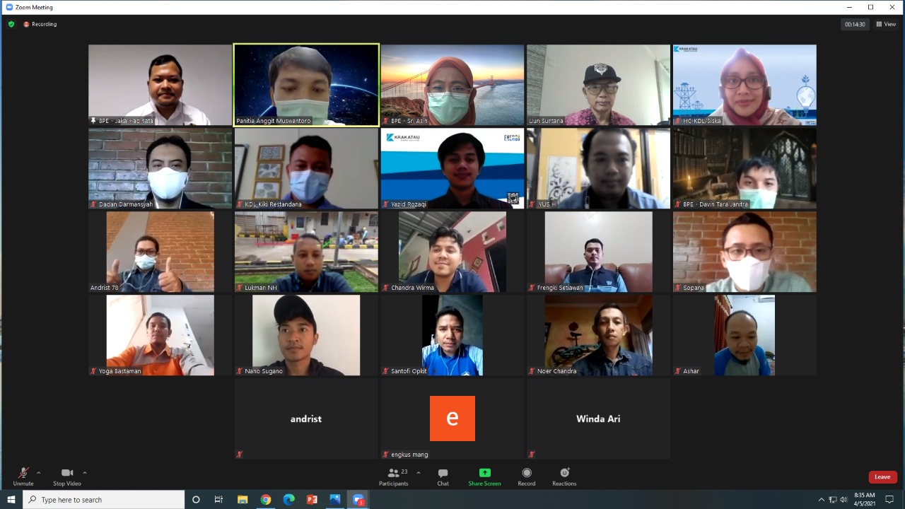 PT KRAKATAU DAYA LISTRIK AMANATKAN PPSDM KEBTKE UPGRADE KNOWLEDGE SDM NYA