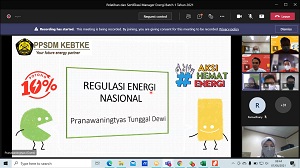 PT. PERTAMINA BERKOLABORASI BERSAMA PPSDM KEBTKE BERIKAN PEMBEKALAN UJI KOMPETENSI BAGI CALON MANAJER ENERGI  