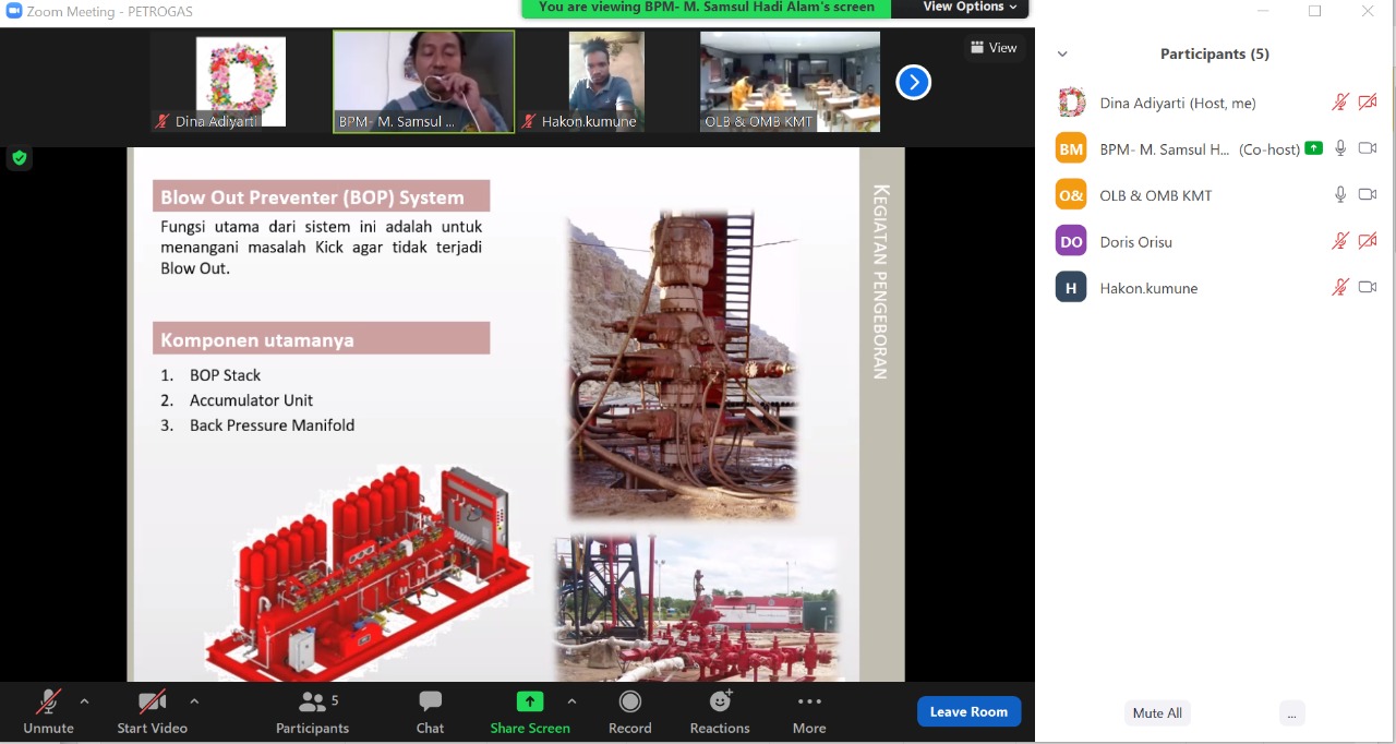 Sekali Lagi, Petrogas (Basin) Ltd Percayakan PPSDM Migas Didik Pekerjanya