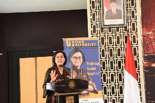 Sri Mulyani Bagikan Kiat Milenial Siap Hadapi Revolusi Industri 4.0