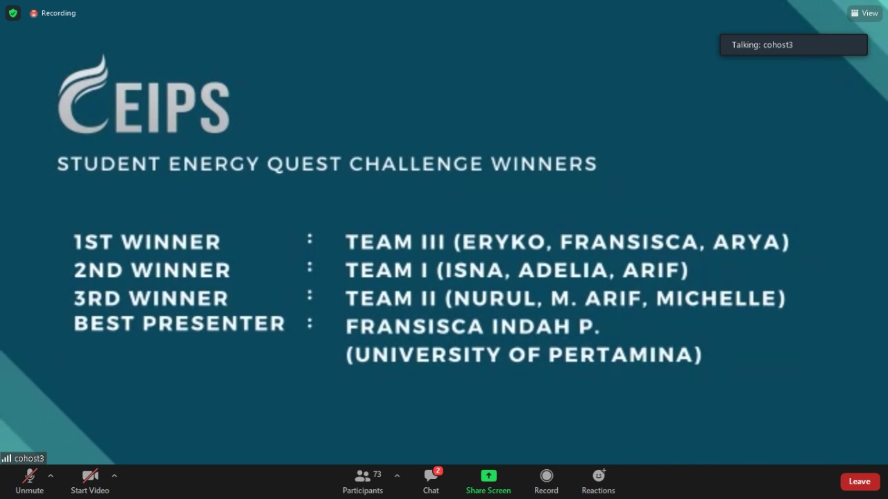 PEM Akamigas Sukses Torehkan Prestasi di Student Energy Quest Challenge