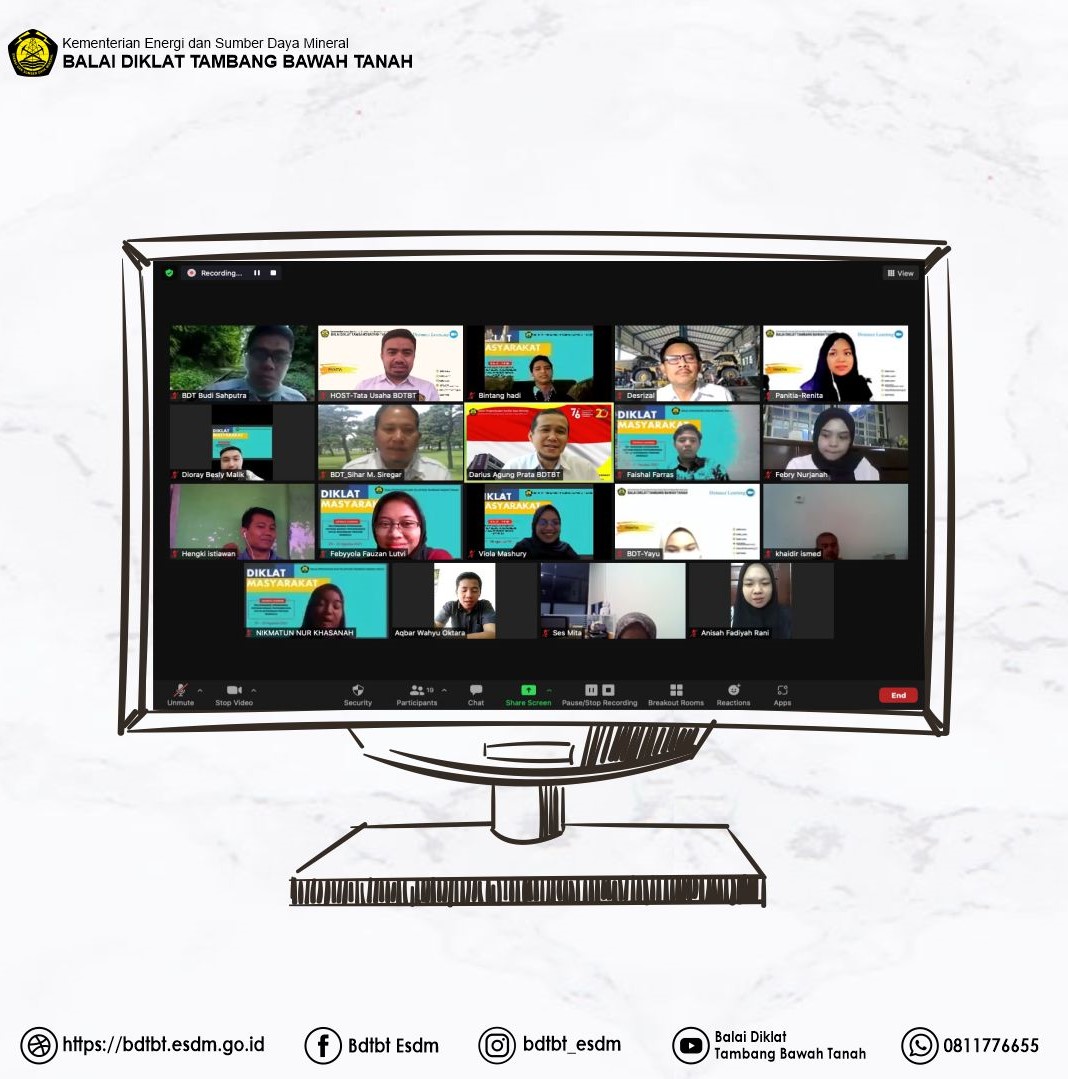 Hadapi Persaingan Dunia Kerja,  BDTBT adakan Distance Learning Pra-POP untuk Masyarakat Prov. Bengkulu