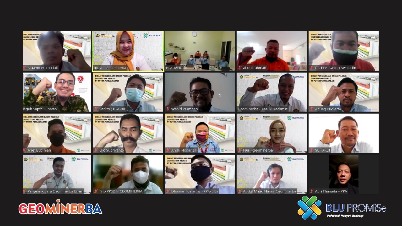 PPSDM Geominerba dan PT PPA Siapkan Pengelola Peledakan yang Kompeten