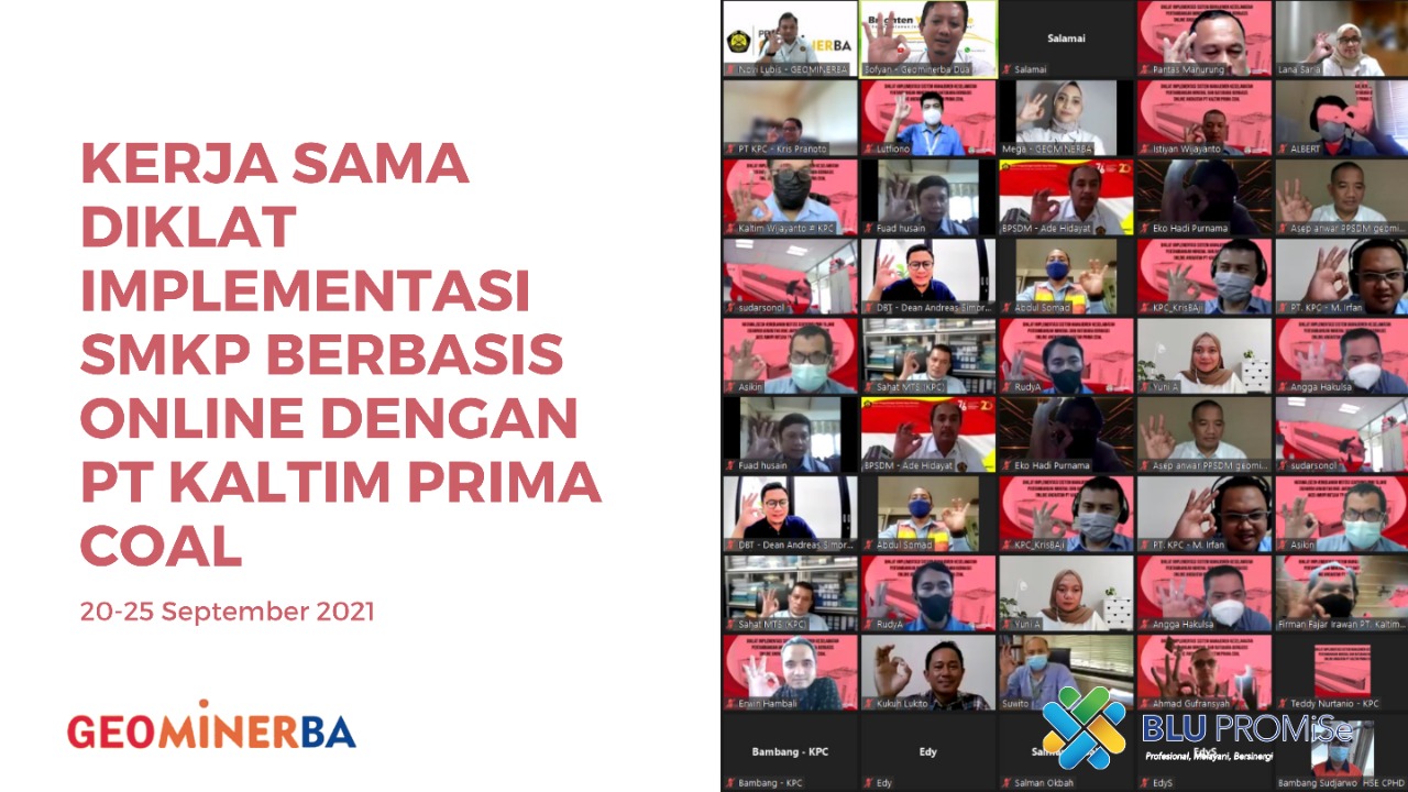 Diklat Implementasi SMKP untuk PT Kaltim Prima Coal