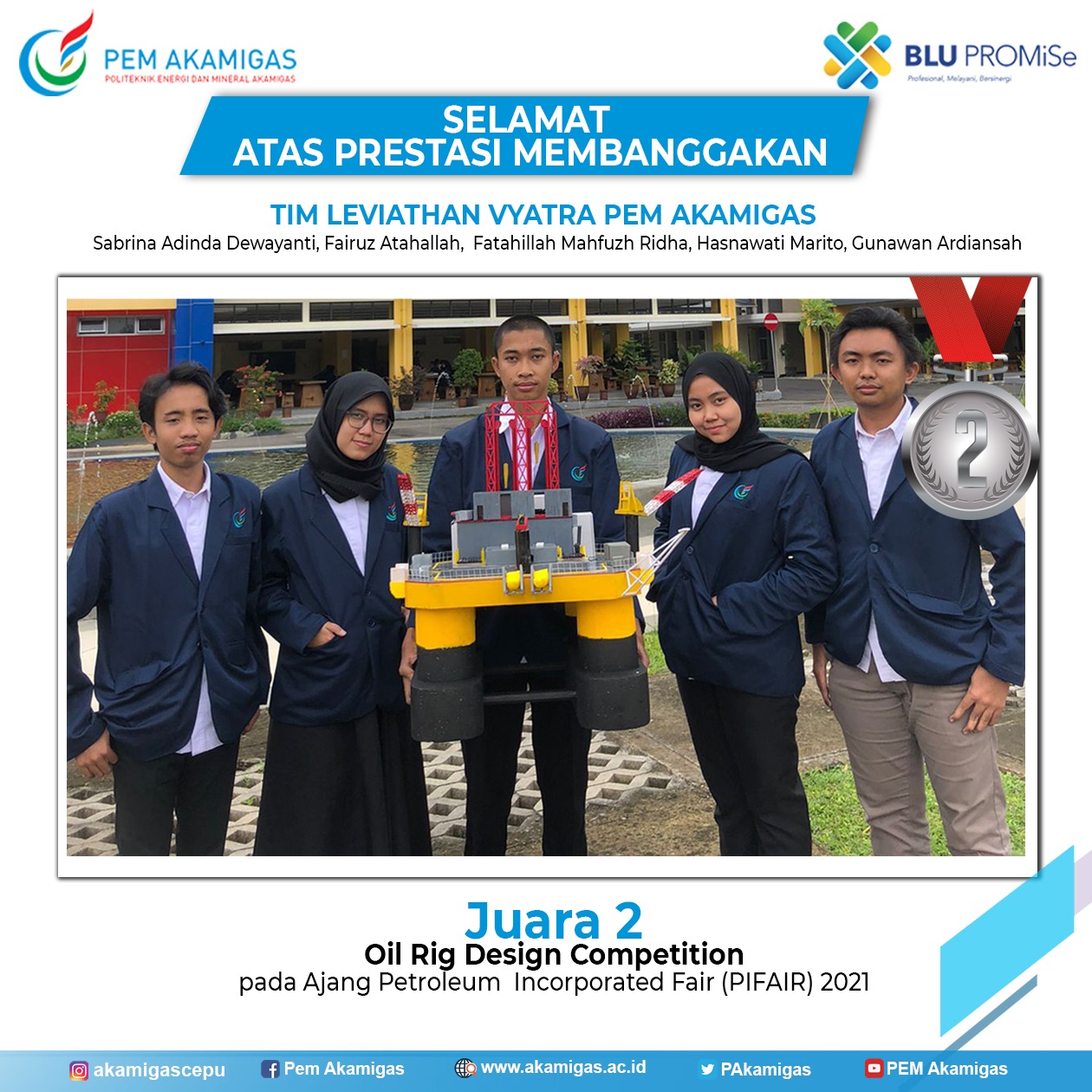 Leviathan Vyatra Raih Juara 2 di PIFaiR 2021