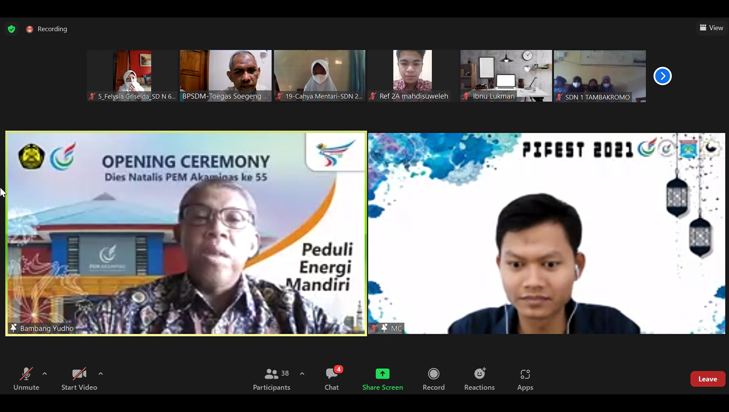 Hubungan agama dan Ilmu Pengetahuan di PIFEST 2021