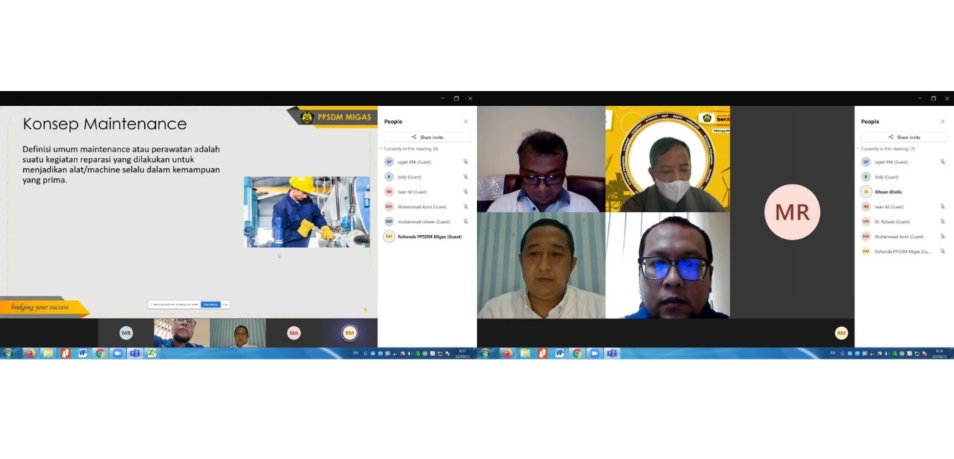 PPSDM Migas dan Medco Ukur Kompetensi Supervisor Perawatan Mekanik