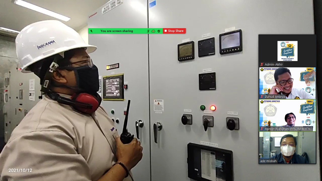 UJI KOMPETENSI TENAGA TEKNIK UNTUK MENDAPATKAN MENGAKUAN FORMAL BERSAMA PPSDM KEBTKE