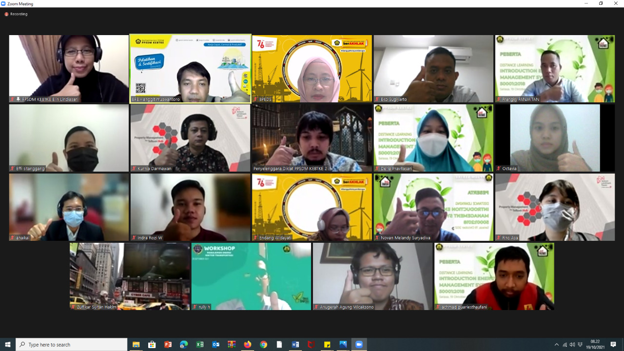 Pelatihan Introduction Energy Management System ISO 50001:2018 Bersama PPSDM KEBTKE