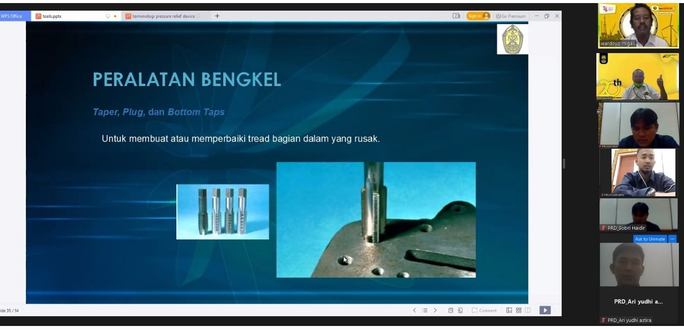 PPSDM Migas dan PT Pupuk Sriwidjaya Siapkan Kompetensi Pengawas PRD