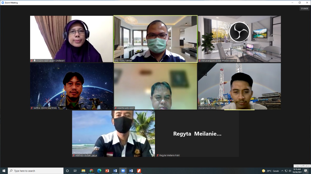 PPSDM KEBTKE Selenggarakan Pelatihan Teknis Pemanfaatan Panas Bumi Pada Temperatur Menengah Dan Rendah