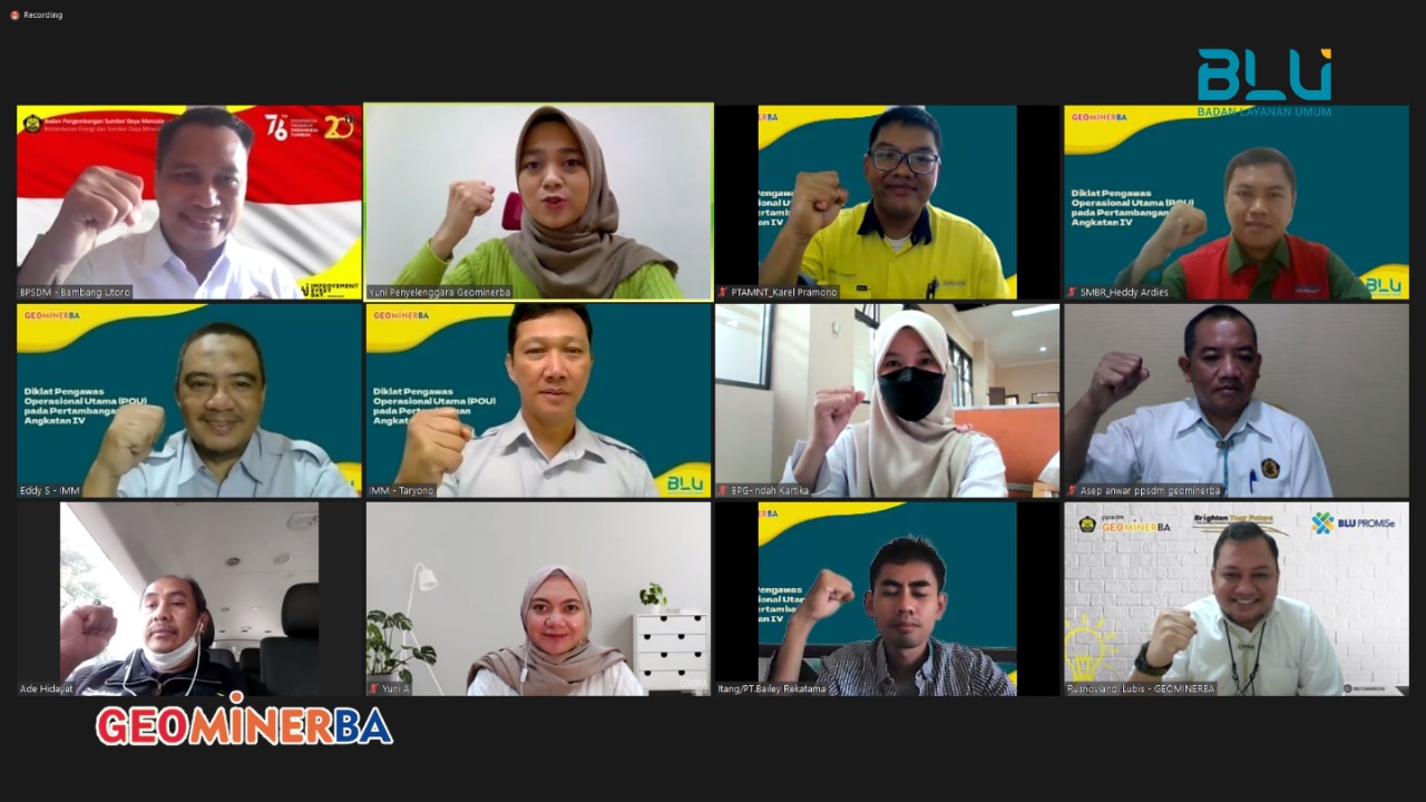 Upaya PPSDM Geominerba Ciptakan Pengawas Operasional Utama yang Kompeten