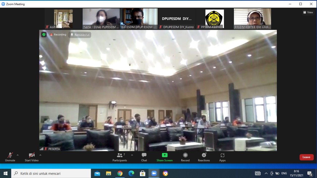 PPSDM KEBTKE Ciptakan SDM Yang Kompeten Di Bidang Ketenagalistrikan Melalui Pelatihan Bagi Masyarakat Wilayah DI Yogyakarta