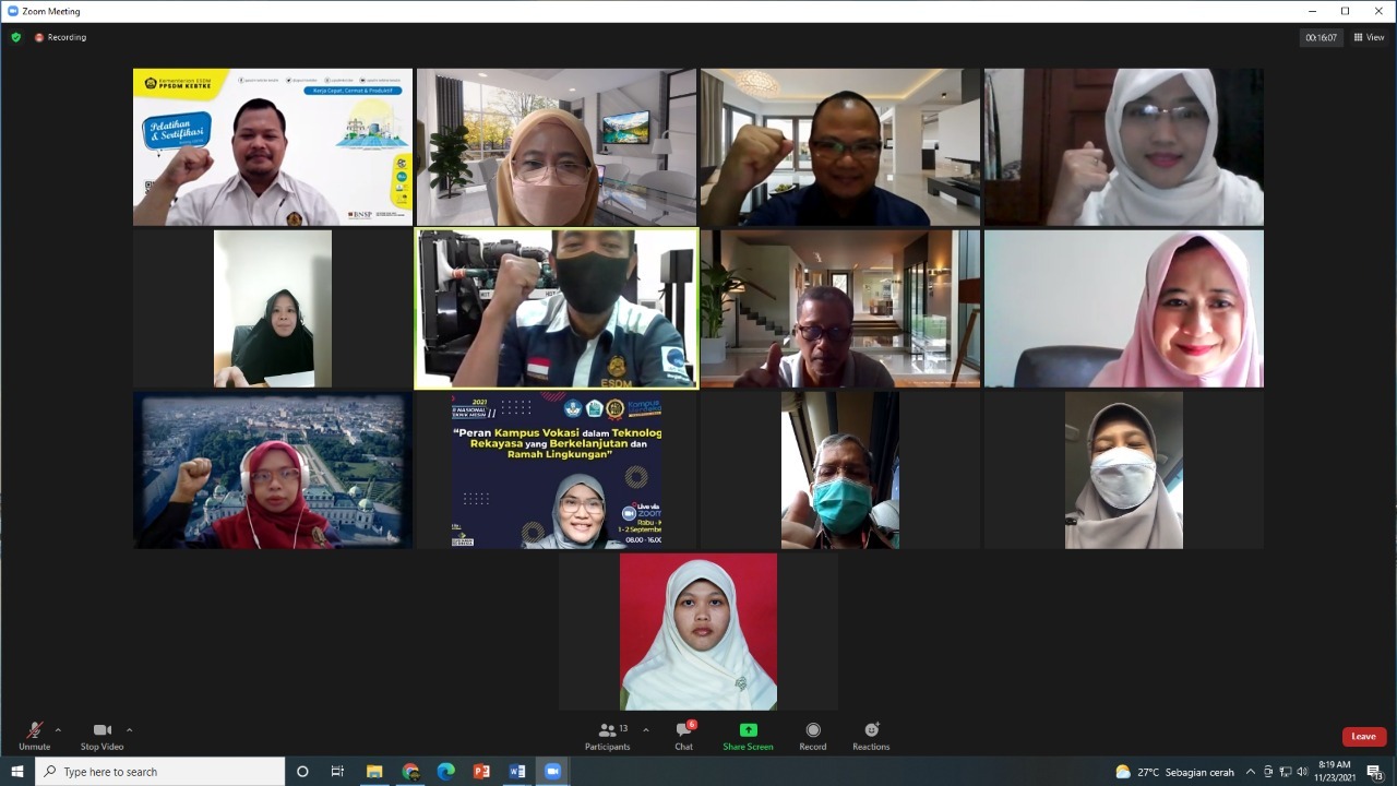 Distance Learning Implementasi Sistem Manajemen Energi ISO 50001:2018