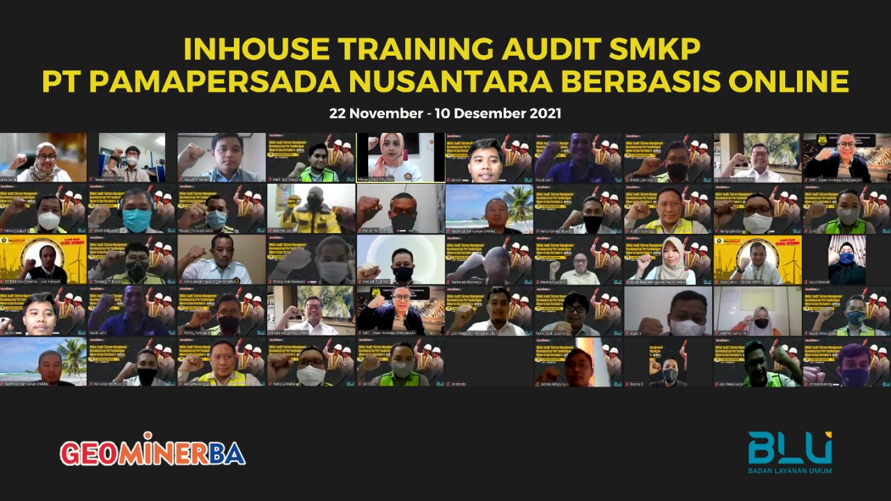 Lanjutkan Kerja Sama PPSDM Geominerba dan PT Pamapersada Nusantara Gelar Diklat Audit SMKP