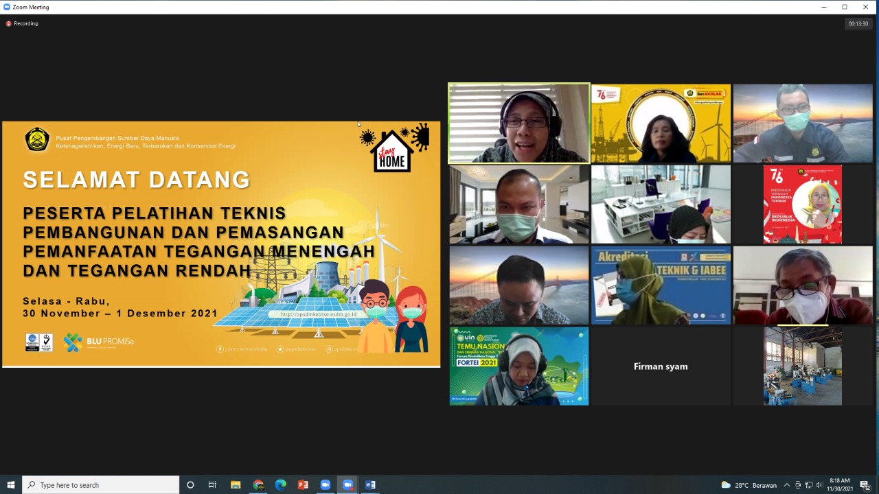 PPSDM KEBTKE Berikan Pembekalan Bagi Tenaga Teknik Yang Akan Melakukan  Uji Kompetensi