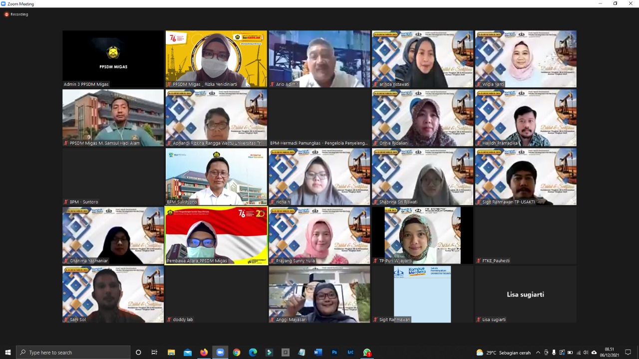 Dosen dan Tenaga Pendidik Universitas Trisakti Ikuti Pelatihan di PPSDM Migas