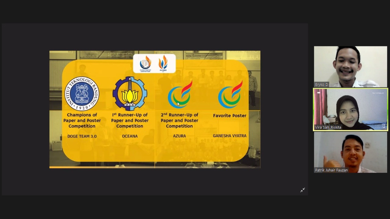 Lagi, Tim Azura Juara 3 di RAISE 2021