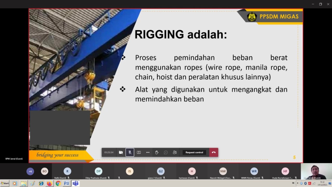Ketahui Potensi Kecelakaan, Medco E&P Natuna dan PPSDM Migas Buka Pelatihan Juru Ikat Beban