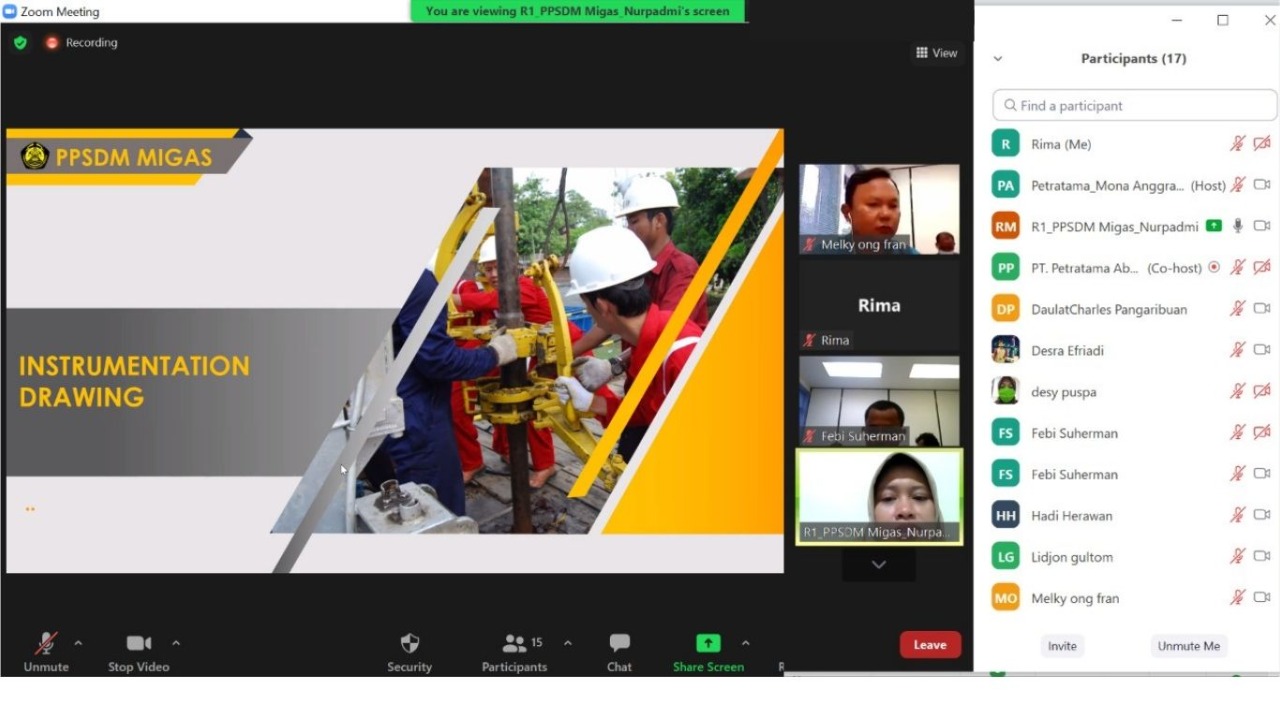Pertamina Hulu Rokan Persiapkan Pengetahuan Teknisi Instrumentasi Tingkat 1 di PPSDM Migas