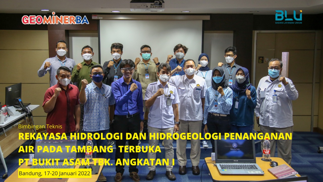 PPSDM Geominerba dan PT Bukit Asam Kerja Sama Menggelar Bimtek Rekayasa Hidrologi dan Hidrogeologi