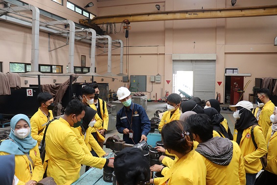 Lihat Proses Hulu Hilir Migas, Mahasiswa Universitas Lambung Mangkurat Banjarmasin Kunjungi PPSDM Migas