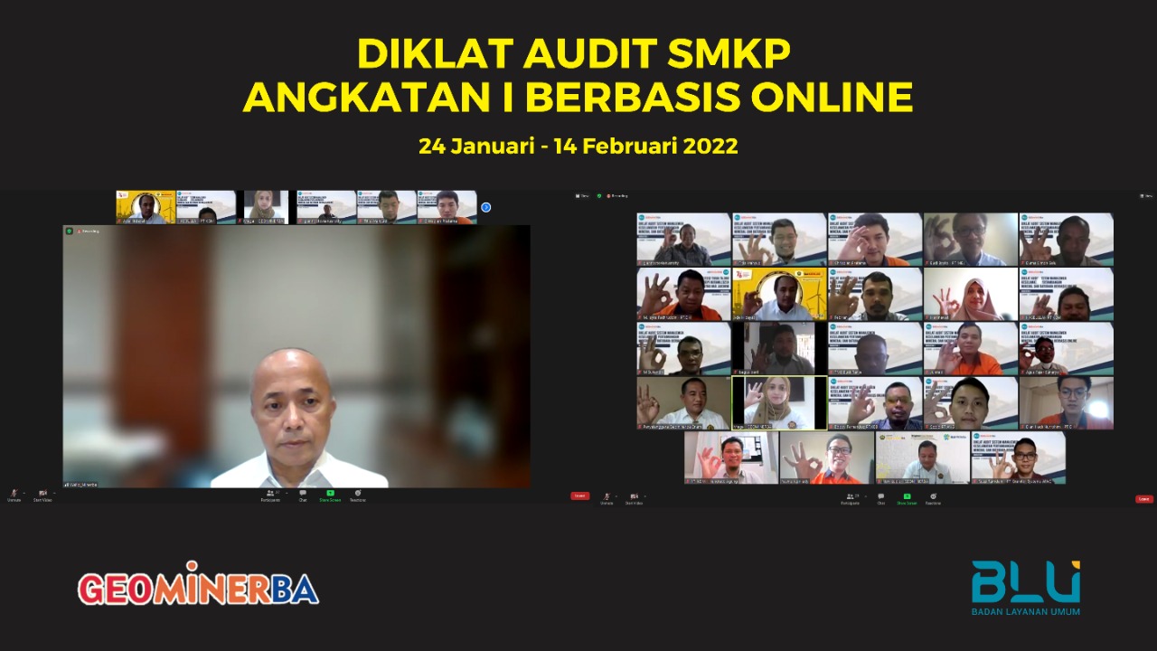 Perdana Dibuka di Tahun 2022 Diklat Untuk Auditor SMKP