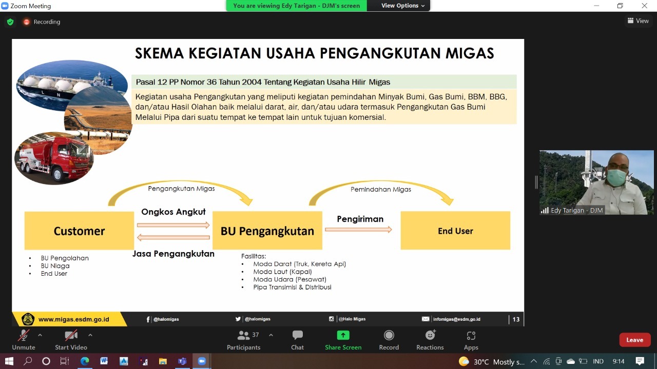 Dalami Pengangkutan Migas, ASN KESDM Ikuti Pelatihan Regulasi Hilir Migas di PPSDM Migas