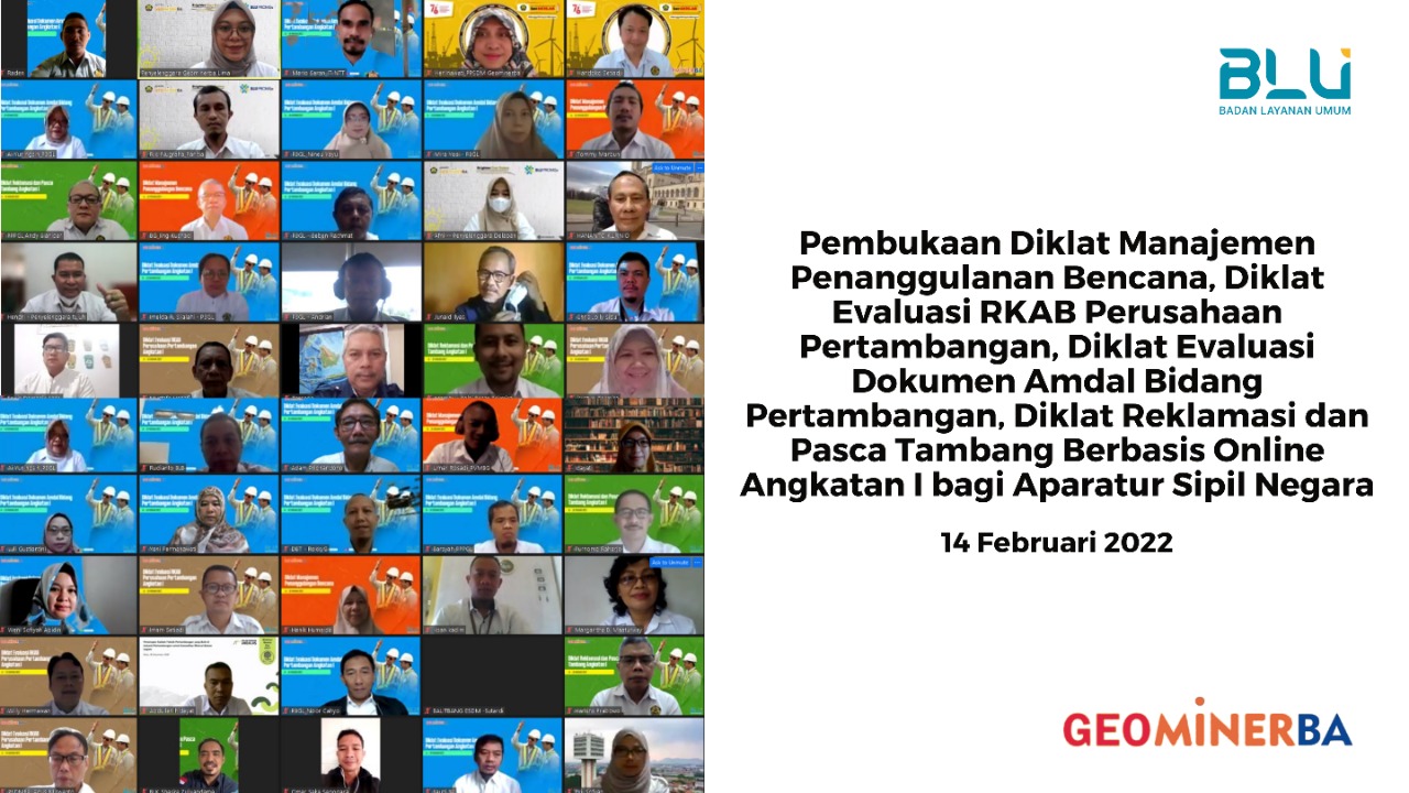 Kembali Dibuka, Diklat bagi ASN KESDM