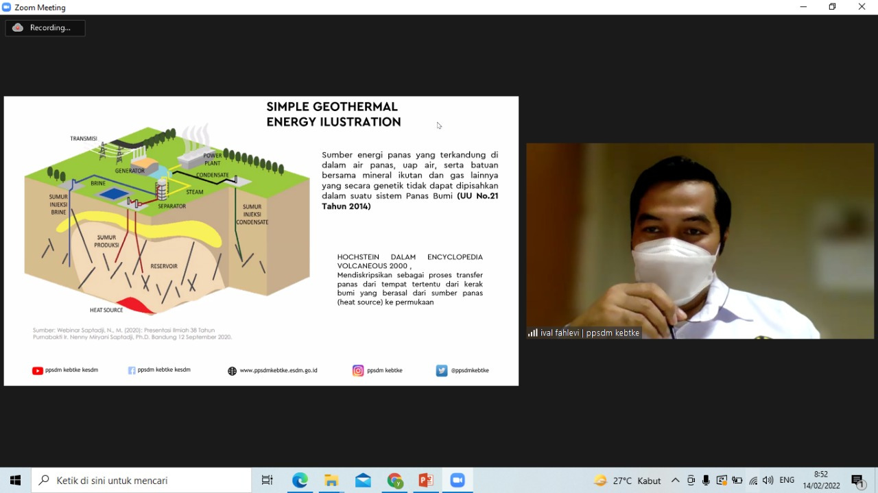 Pembekalan Uji Kompetensi Bagi Pengawas Operasional Pertama Panas Bumi