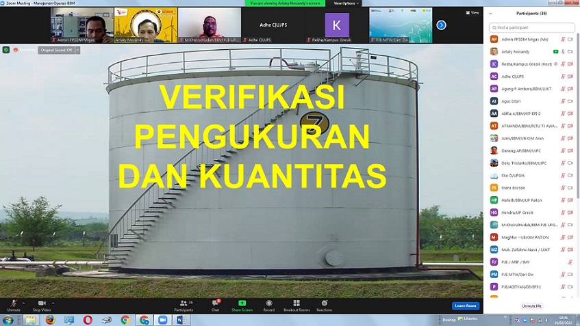 PPSDM Migas dan PJB Academy Adakan Pelatihan Manajemen Operasi Bahan Bakar Minyak