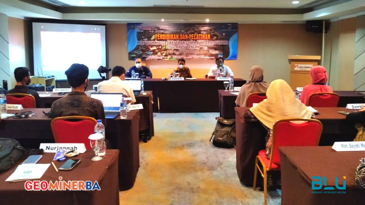 PPSDM Geominerba Ajak Masyarakat Palu Jadi Penyuluh Mitigasi Bencana